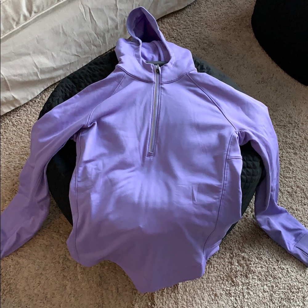 Nike Purple Workout Jacket Quarter ZIP